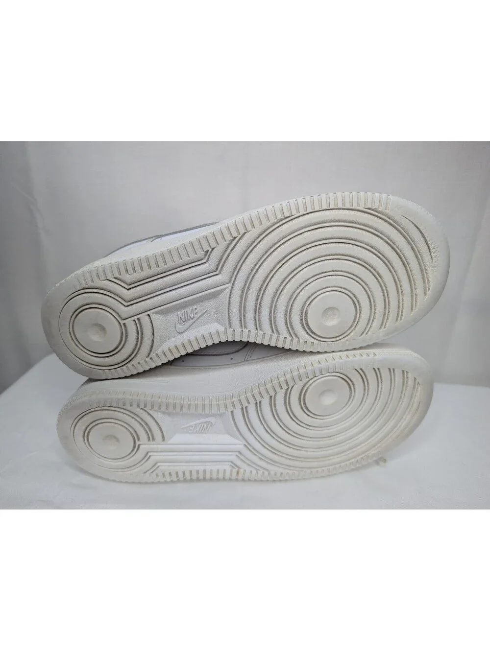 Nike Air Force 1 White Leather Sneakers 5Y